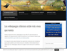 Tablet Screenshot of emuladoresyvideojuegos.com